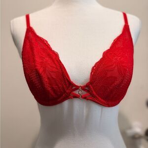 Auden‎ Vibrant Red Lace Bra 34A